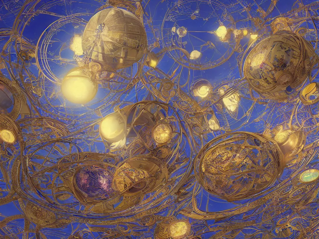 Prompt: The universe is a spheroid region 705 meters in diameter, 3d render, Sunlight Study, by Sanford Robinson Gifford! and ((((Lisa Frank)))), Art Nouveau, 8k, extreme detail, sharp focus, octane render