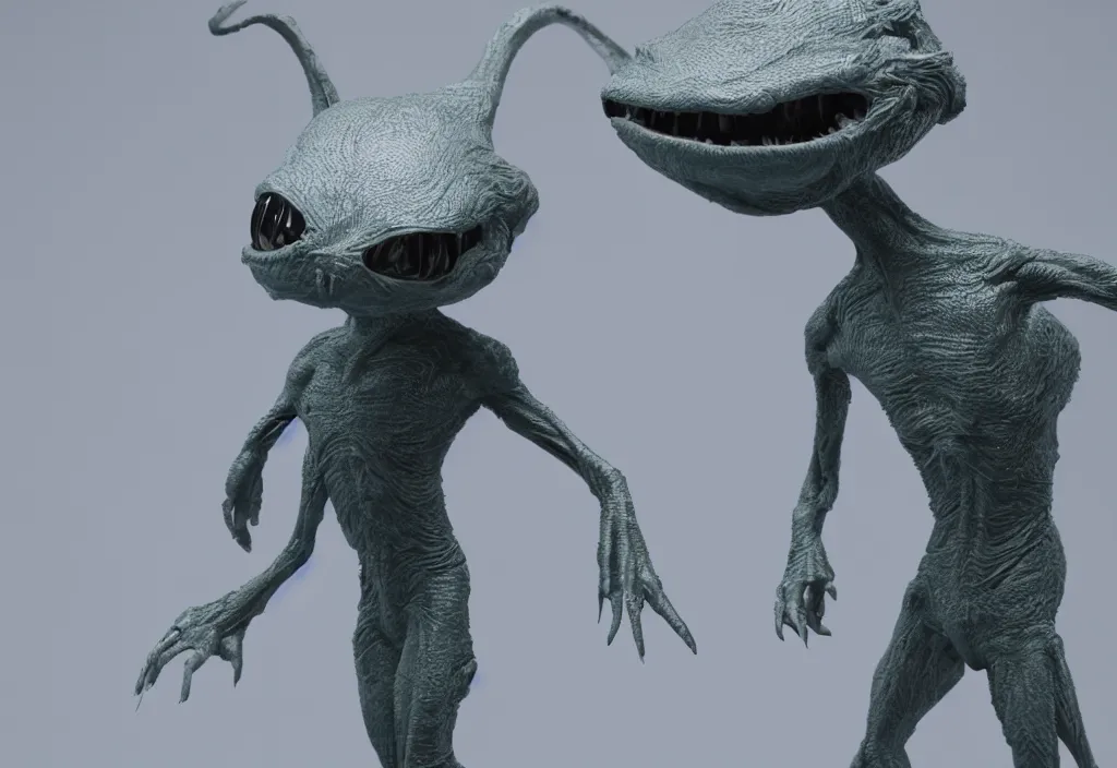 Prompt: a small alien creature, 8k, octane render