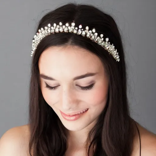 Image similar to tiara on her head