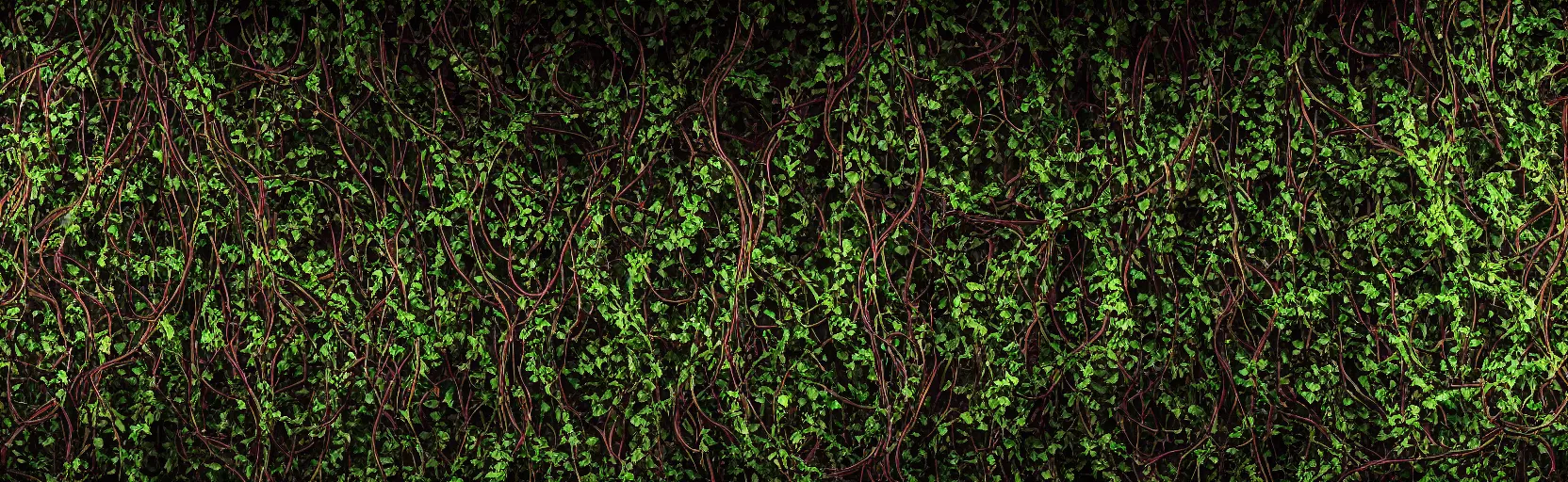 Prompt: tangled vines wallpaper, ultra realistic, intricate, epic lighting, futuristic, 8 k resolution