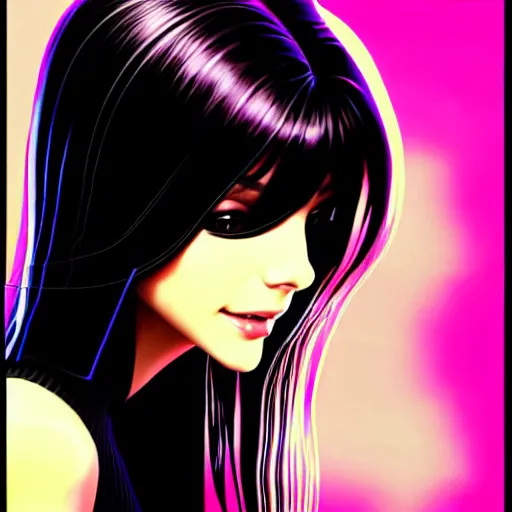 Prompt: victoria justice. underground box office hit, fantasy and seventies italian horror movie, unreal engine, intricate, ultra detailed 8 k, ambient occlusion, best, cool, extremely beautiful and aesthetic shape of face and neck, art by hiroaki samura and ilya kuvshinov and rossdraws andy warhol