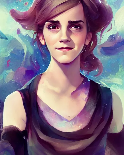 Image similar to beautiful full body Emma Watson smiling, art by Annegret Soltau, lois van baarle and loish and ross tran and rossdraws and sam yang and samdoesarts and artgerm, digital art, highly detailed, intricate, sharp focus, Trending on Artstation HQ, deviantart, unreal engine 5, 4K UHD image, 3D unreal 5, DAZ, hyperrealistic, octane render, cgsociety, Photolab, Lightroom, 4K, Dolby Vision, Photography Award, Irving Penn, Irving Penn , Irving Penn , Irving Penn