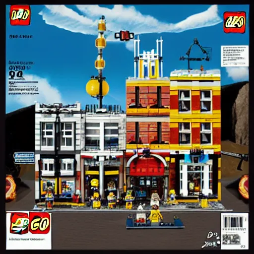 Image similar to Box art of a LEGO set for Led Zeppelin