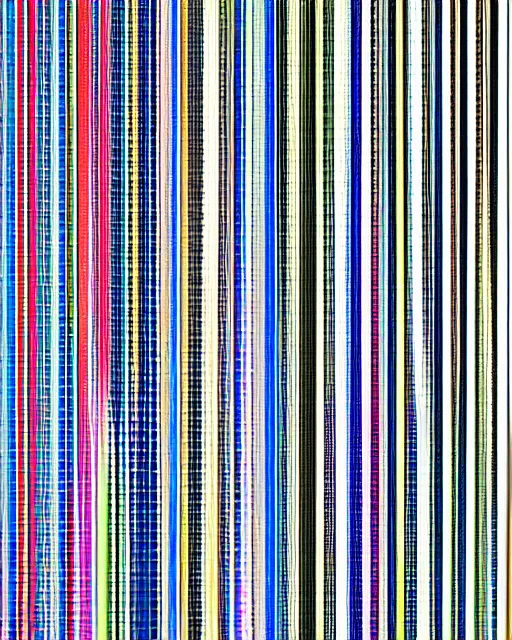 Prompt: striated glitch, Felipe Pantone