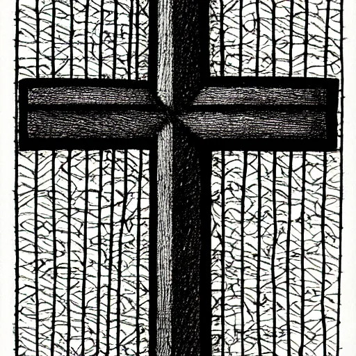 Image similar to pen and ink cross hatched texture, black and white high contrast, hatching