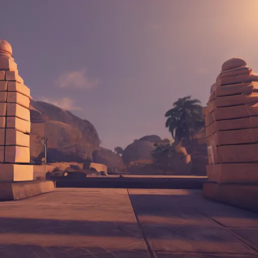 Image similar to dolby vision, unreal engine 5, 8k, snake snaped temple,