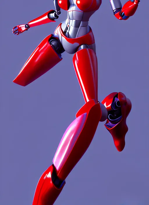 Image similar to Helen Parr as the transformer arcee, android heroine, robot girl, 3d model, curvy, octane render, many intricate details, artstation trending, conceptart.com, official media