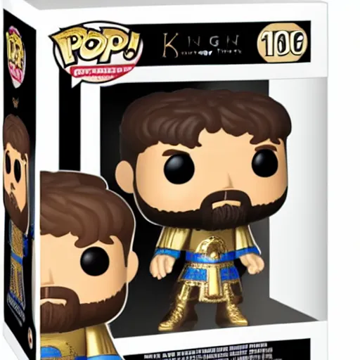 Image similar to king david of jerusalem funko - pop