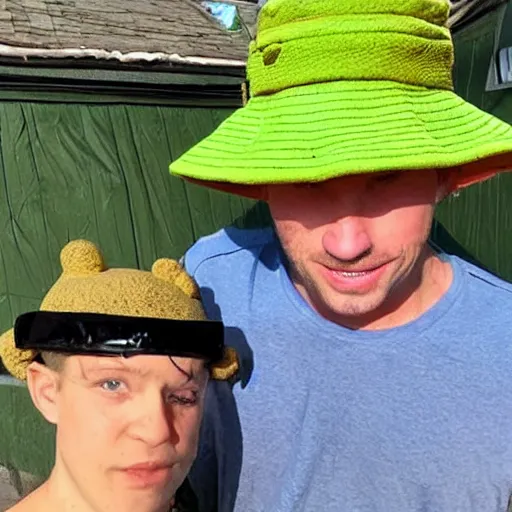 Image similar to shrek bucket hat