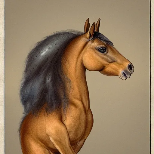 Image similar to napoleon's horse as a squirrel