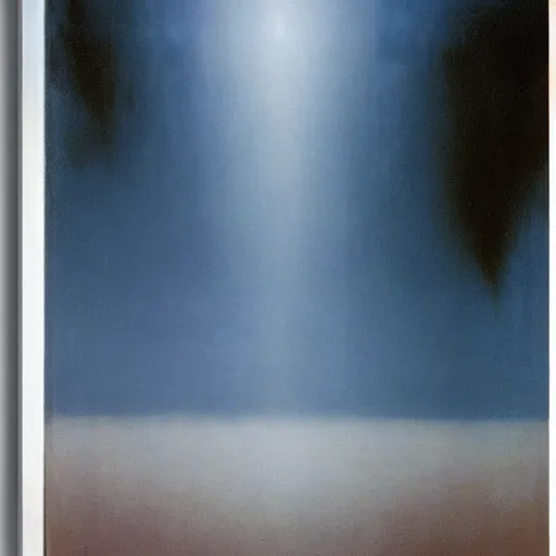 Image similar to the abstract painting'arctic void ', by caspar david friedrich, by rothko