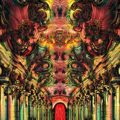 Image similar to baroque dmt trip