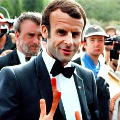 Image similar to Emmanuel Macron in Star Wars (1999)