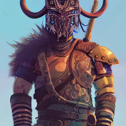 Image similar to cyberpunk viking helmet mask warrior goddess robot ninja fantasy, art gta 5 cover, official fanart behance hd artstation by jesper ejsing, by rhads, makoto shinkai and lois van baarle, ilya kuvshinov, ossdraws