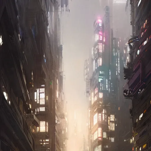 Image similar to a cyberpunk city, megastructures, complimentary contrast, dramatic lighting, gorgeous view, depth, painted by stanley lau, painted by greg rutkowski, painted by stanley artgerm, digital art, trending on artstation