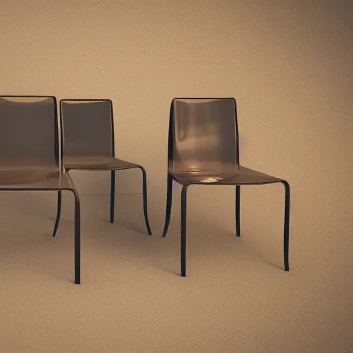 Prompt: three in the shape of a chair, hyperrealistic, concept art, octane render, unreal engine 5, trending on artstation, high quality, highly detailed, 8 k hdr, no lighting, path traced, black background, bloom, high coherence, symmetrical, high contrast, digital art, serene landscape, cinematic