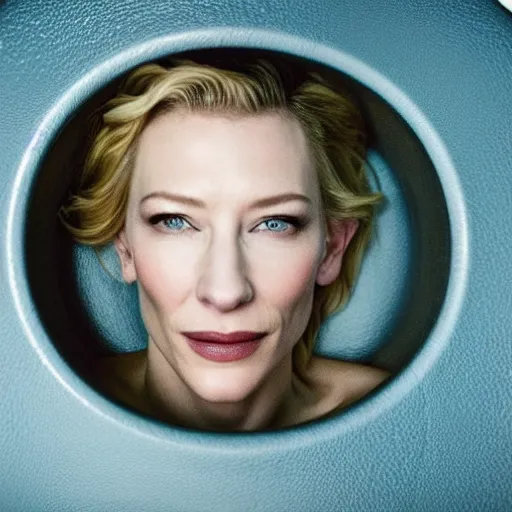 Prompt: photo of cate blanchett in a bathtube by annie leibowitz, photorealisitc ,detailed