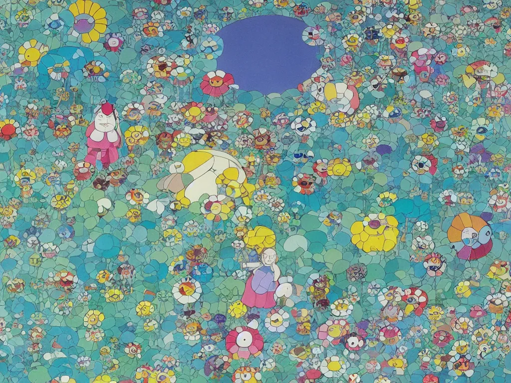 Prompt: colorful blueprint sideview of a fairytale forest, illustration, concept art, colorful, beautiful, studio ghibli, takashi murakami, alfons mucha, manga, cute and adorable