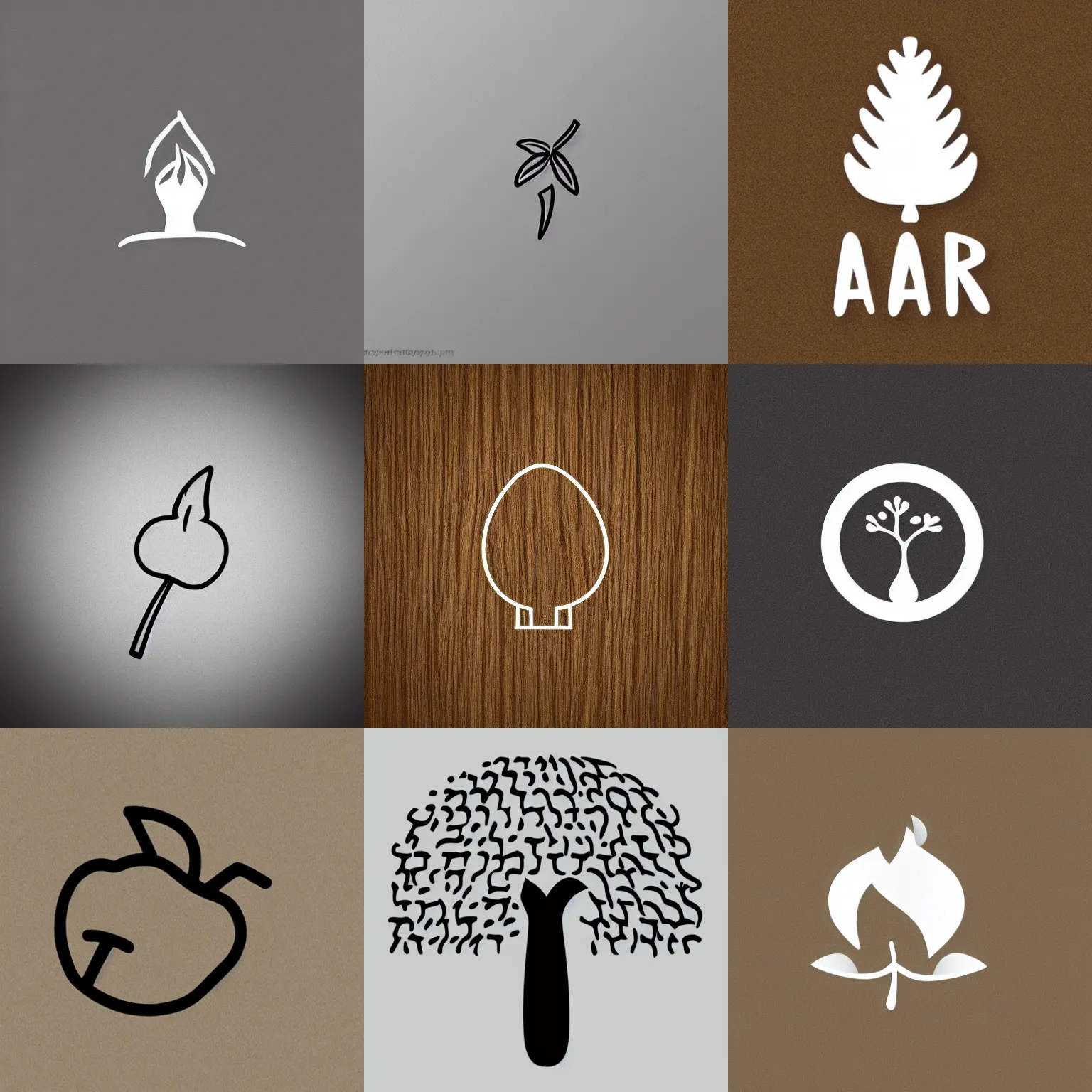 Prompt: a simplistic and minimalistic logo of an oak acorn, vectorized