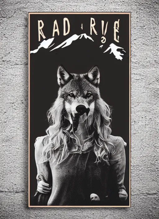Prompt: ашдь raised by wolves alternative poster