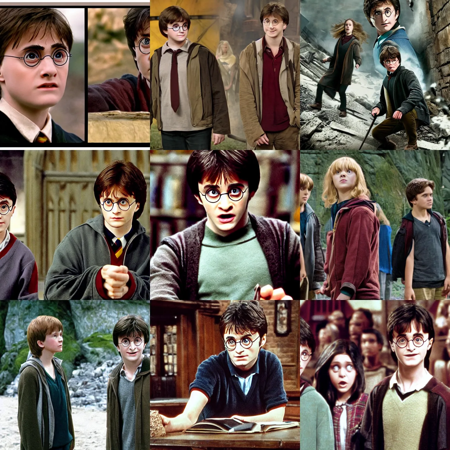 Prompt: Harry Potter on the TV show survivor