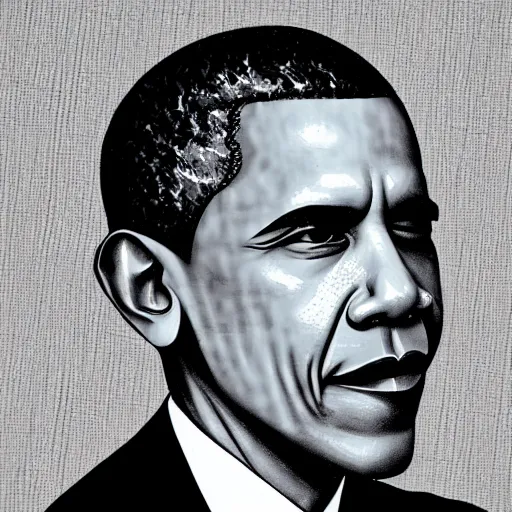 Image similar to Barack Obama by Kentaro Miura