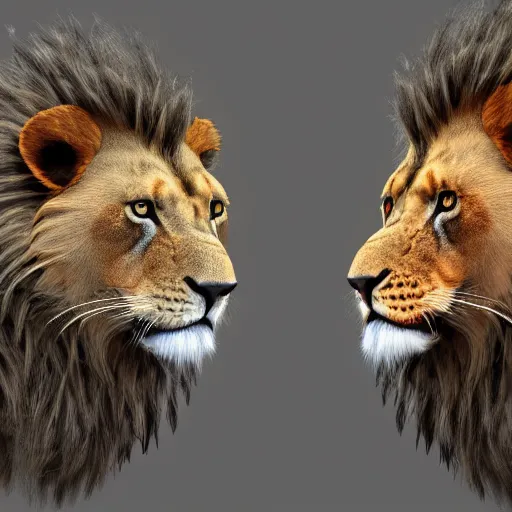 Image similar to animal half lion and half hawk, higly detailed, 8 k, photorealistic, art concept, artstation, sharp focus