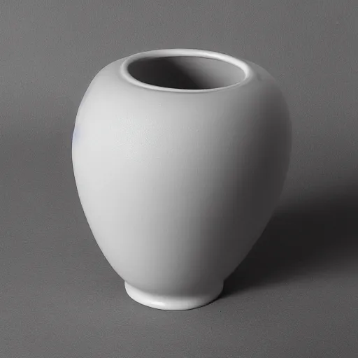 Prompt: “ a 6 0 mm photograph of a parameteric ceramic vase that is smooth and reminiscent of fluid dynamics ”