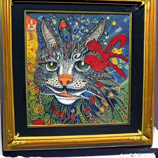 Image similar to the president by louis wain