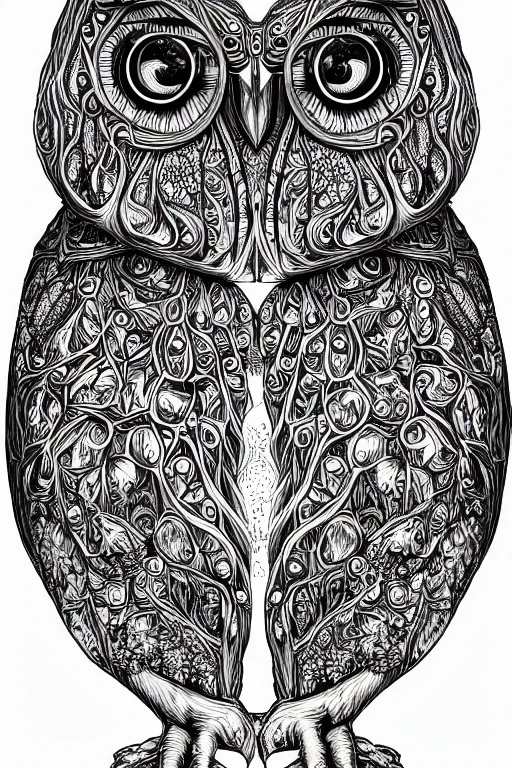 Image similar to vegetable owl, symmetrical, highly detailed, digital art, sharp focus, trending on art station