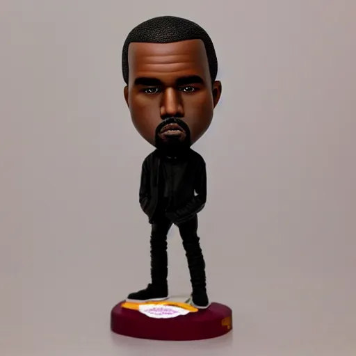 Image similar to kanye west bobblehead figure