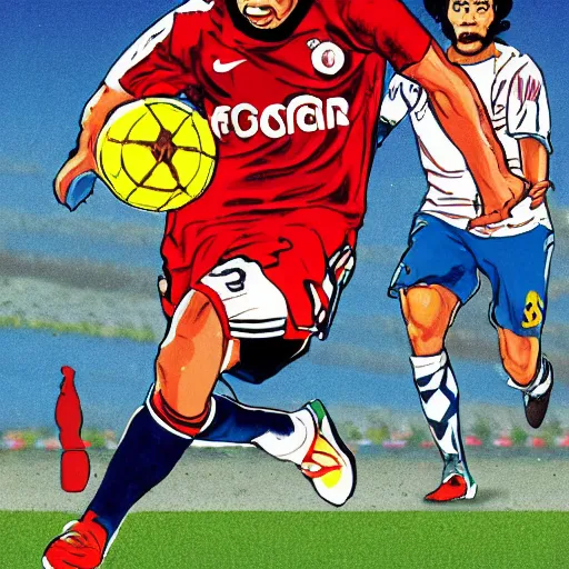 Prompt: juan valdivia in a comic