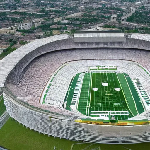 Image similar to a stadium that can accommodate one million people