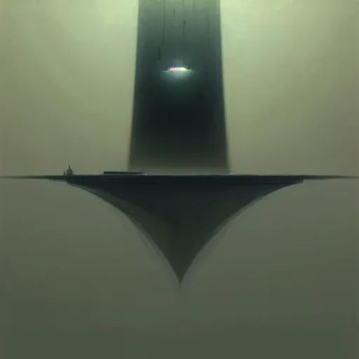 Prompt: detailed concept art of an ominous floating object in an empty room in a muted color palette, trending on artstation, award - winning video game concept art by jim burns and greg rutkowski, beksinski, a sci - fi concept art masterpiece, james gilleard, bruegel, alphonse mucha, and yoshitaka amano.