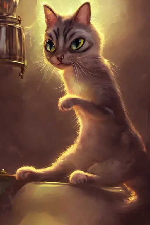 Image similar to a selfie of a cat from a Pixar movie, fantasy, intricate, young and cute girl, highly detailed, digital painting, artstation, concept art, smooth, sharp focus, illustration