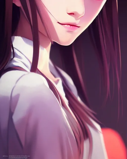 Image similar to cute girl invite you to a secrect gardern | very very anime!!!, fine - face, audrey plaza, realistic shaded perfect face, fine details. anime. very strong realistic shaded lighting poster by ilya kuvshinov katsuhiro otomo ghost, magali villeneuve, artgerm, jeremy lipkin and michael garmash and rob rey