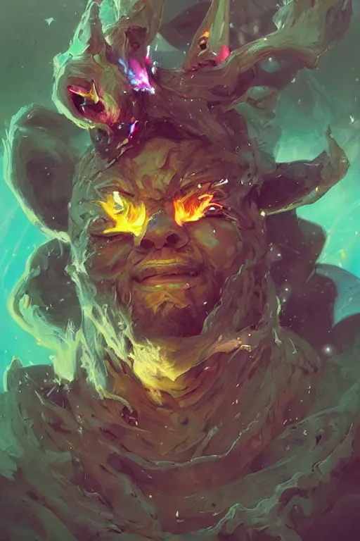 Prompt: the look of picachu, necromancer, witch - doctor covered with ice exploding into fire, full of wrinkles and imperfections, electricity highly detailed, high contrast, light reflection, trippy, nebula, trending on artstation by artgem, by peter mohrbacher, by wlop, by ruan jia