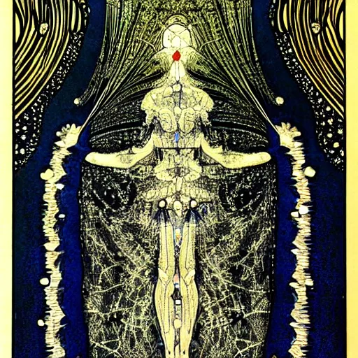 Image similar to coronavirus by harry clarke