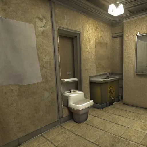 Image similar to the potatoes are invading putin bathroom, potatoes atttack putin's bathroom, realistic, hdr, clear image, hdd, dynamic lighting, rtx on,