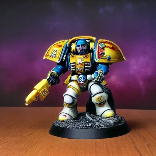 Prompt: Space Marine hyperrealistic