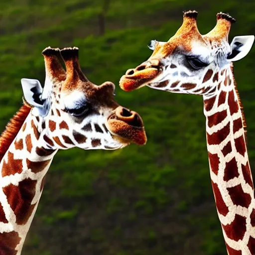 Prompt: a giraffe with a spoon full of sugar going into its nose, national geographic award winning photo