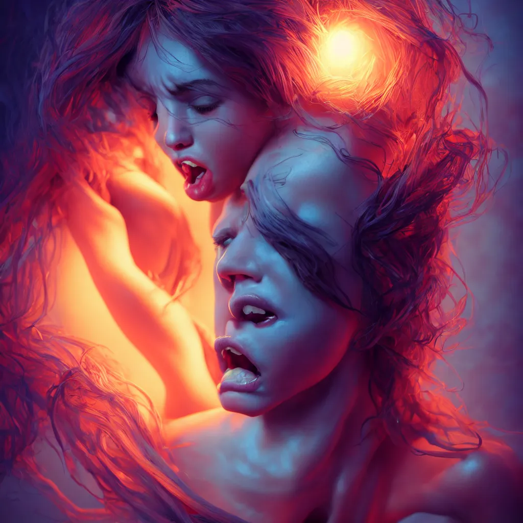 Image similar to a dream about an anatomically correct beautiful young woman who has been constipated for her entire life. vivid colors. masterpiece, trending on artstation, cinematic composition, dramatic pose, volumetric lighting, sharp, details, hyper-detailed, HD, 4K, 8K realistic photoshooting, color film photography, 35mm,