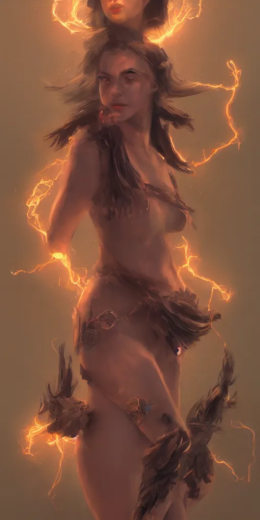 Prompt: cinematic portrait of a girl goddess of endless transgression of life and death in paradise, concept art trending on artstation, glowing light 8 k