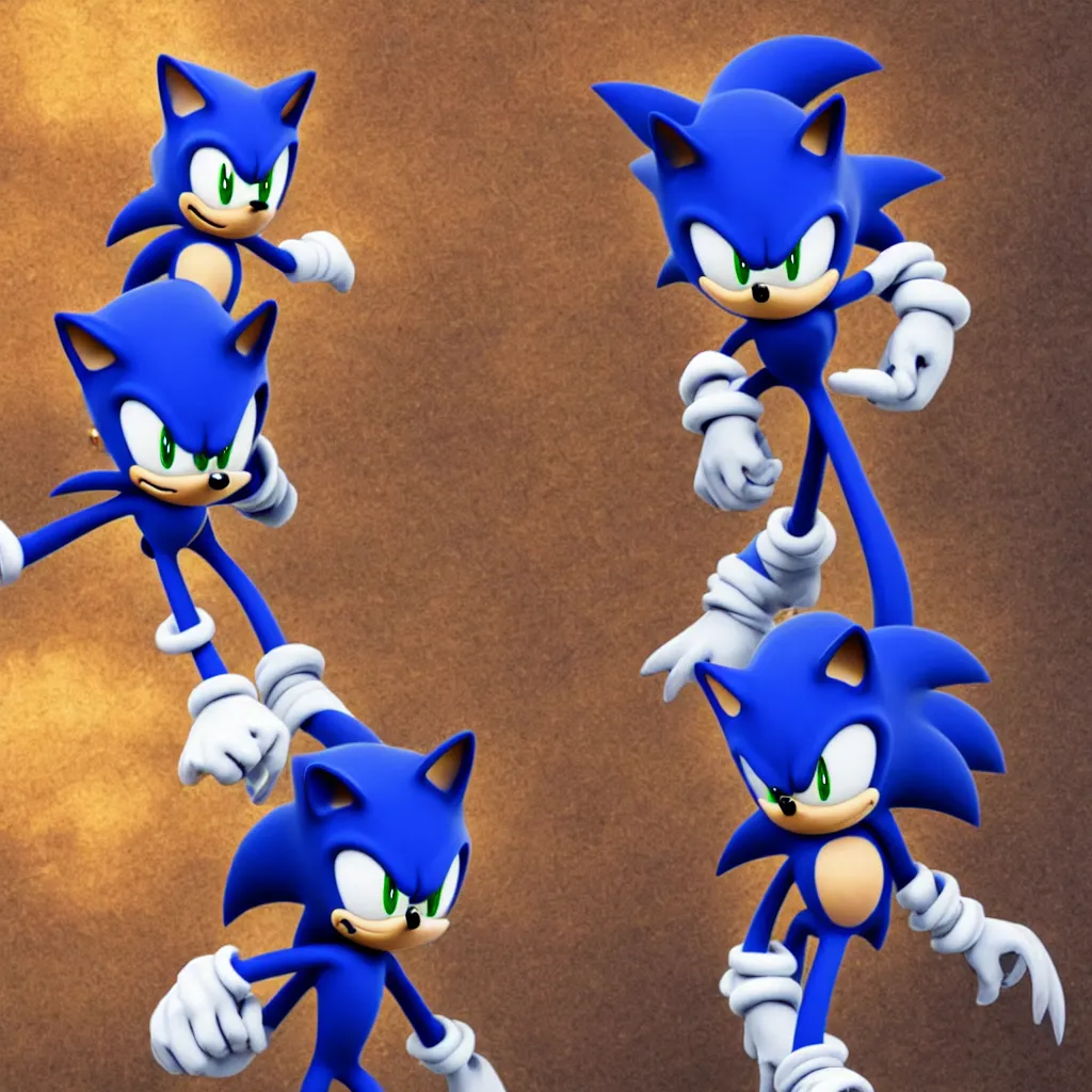 Prompt: a still of Sonic as a character from Elden Ring, detailed