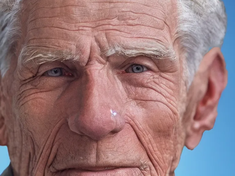 Image similar to A colored colorized real photograph of Jerma985 as an elderly guy, taken in the early 2020s, taken on a 2010s Camera, realistic, hyperrealistic, very realistic, very very realistic, highly detailed, very detailed, extremely detailed, detailed, digital art, trending on artstation, headshot and bodyshot, detailed face, very detailed face, very detailed face, real, real world, in real life, realism, HD Quality, 8k resolution, intricate details, colorized photograph, colorized photon