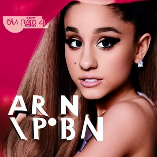 Prompt: the album cover for ariana grande's next album