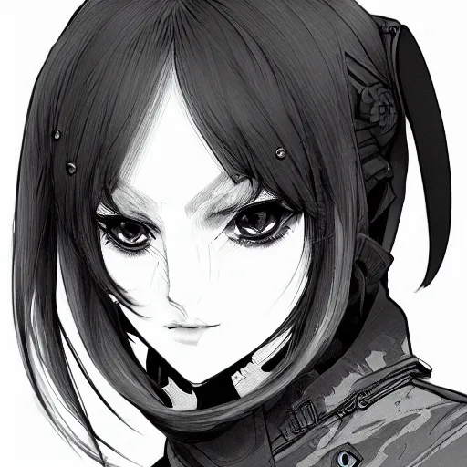 Image similar to techwear occultist, chaos magick, leviathan cross, androgynous, beautiful, detailed symmetrical close up portrait, intricate complexity, in the style of artgerm and ilya kuvshinov, cel shaded