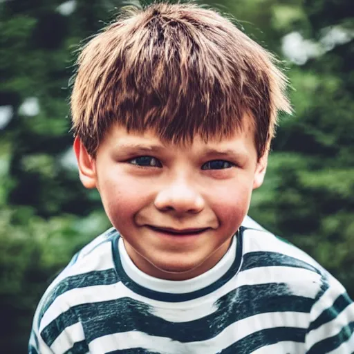 Image similar to photo of a boy made of wood