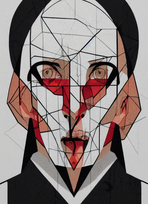 Prompt: symmetry!! portrait of nosferatu by sachin teng, organic, abstract, matte painting, geometric shapes, hard edges! graffiti, street art