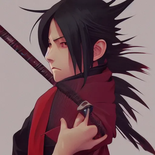 Uchiha Shisui, an art canvas by JeffX Art - INPRNT